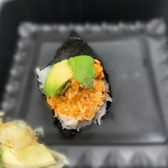 Spicy Cali Hand Roll.