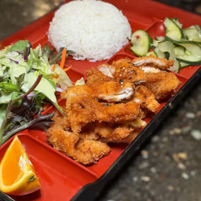 Sesame Chicken Bento Box.