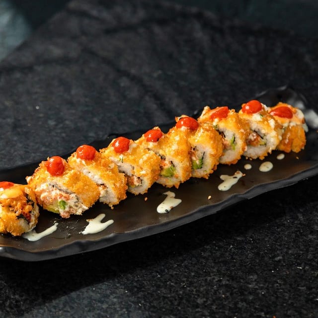 Deep Fried Spicy Tuna Roll.