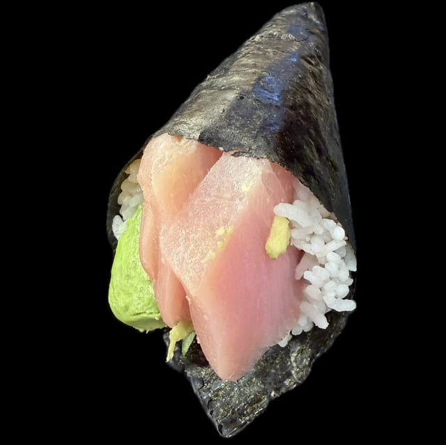 Hamachi Hand Roll.