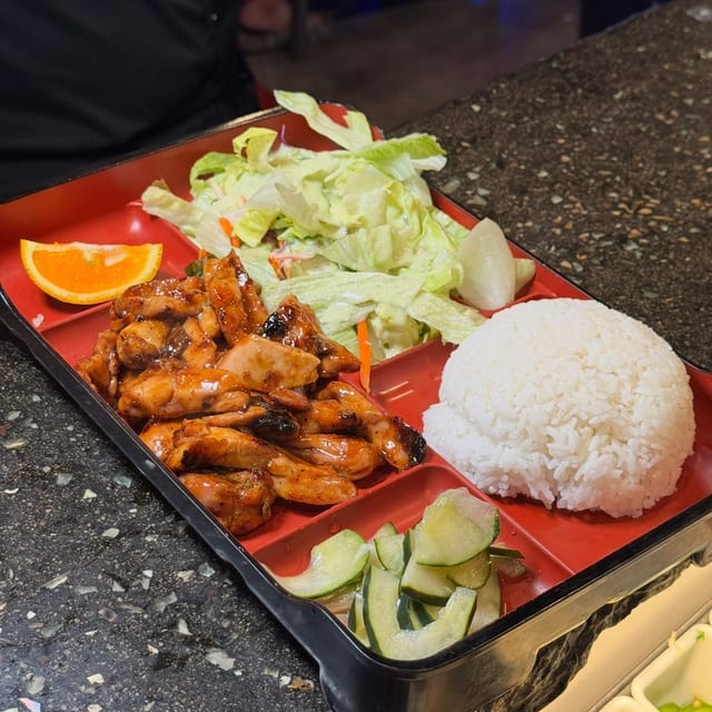 Thai Chicken Bento Box.