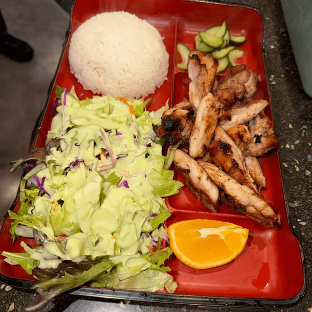 Chicken Teriyaki Bento Box.